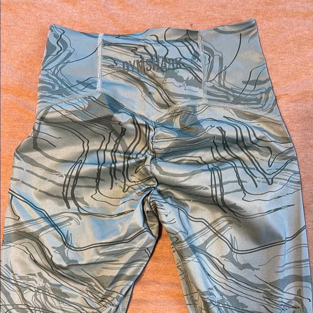 Gymshark Green Patterned Leggings